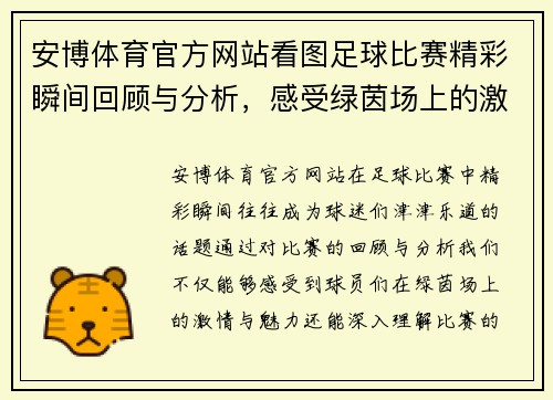 安博体育官方网站看图足球比赛精彩瞬间回顾与分析，感受绿茵场上的激情与魅力
